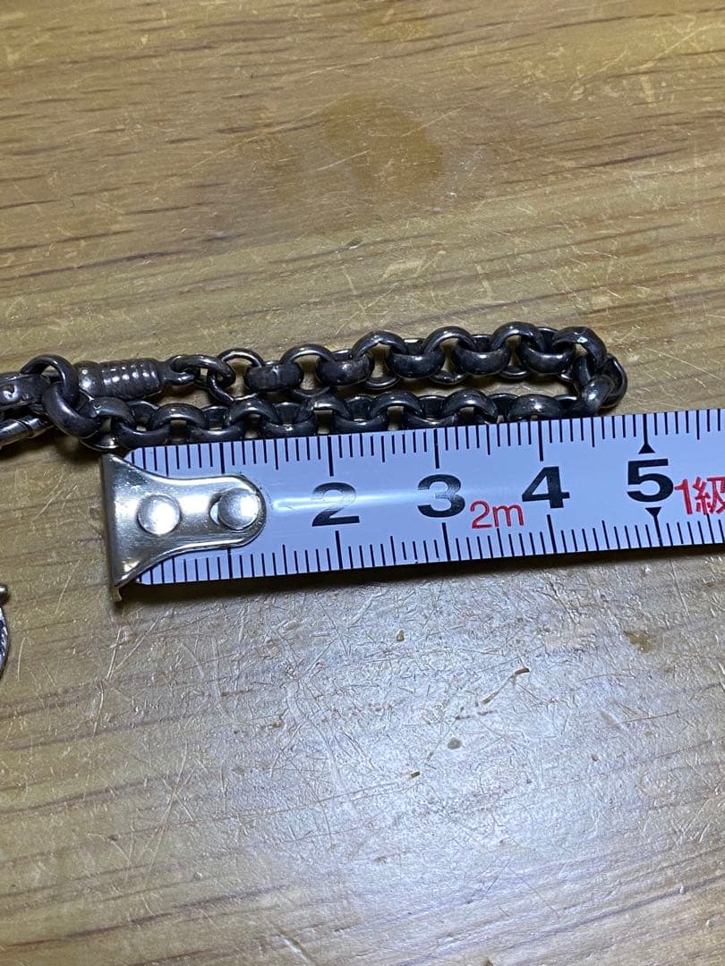 RUST ウォレットチェーン シルバー925 ホールマーク イギリス製 - メルカリ