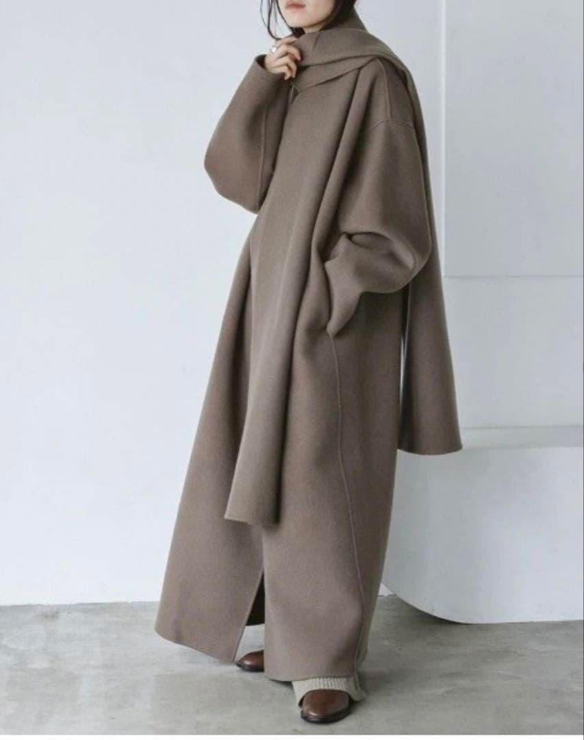 todayful トゥデイフル ストールウールコート 36 - メルカリ