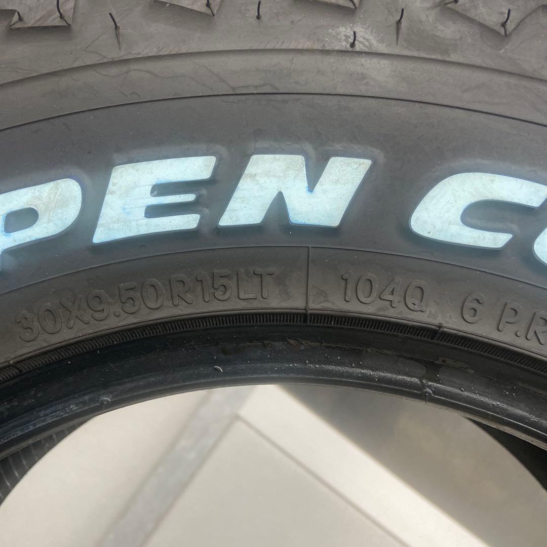OPENCONTRY M/T 30✖️9.5R15 LT 104Q 4本セット