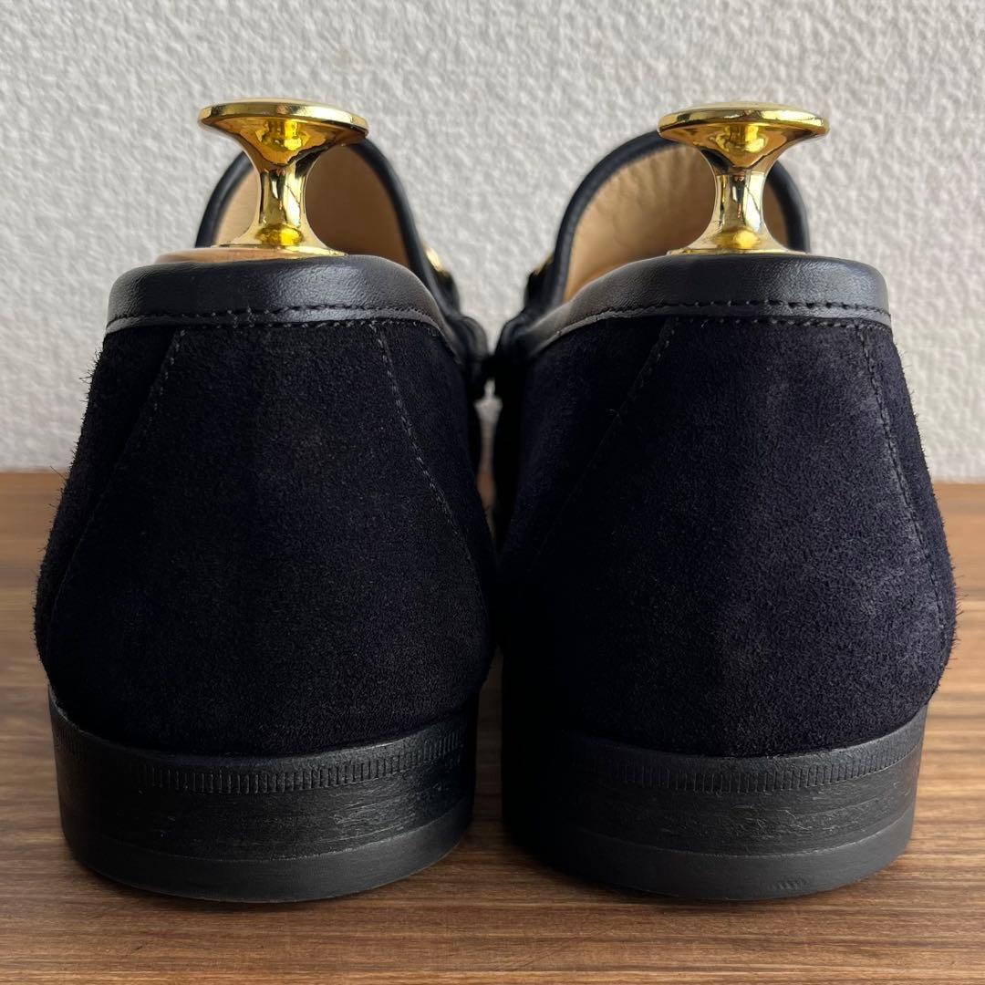 ITALY製 GUCCI ホースビットローファー 紺金 7 D 25.5 - メルカリ