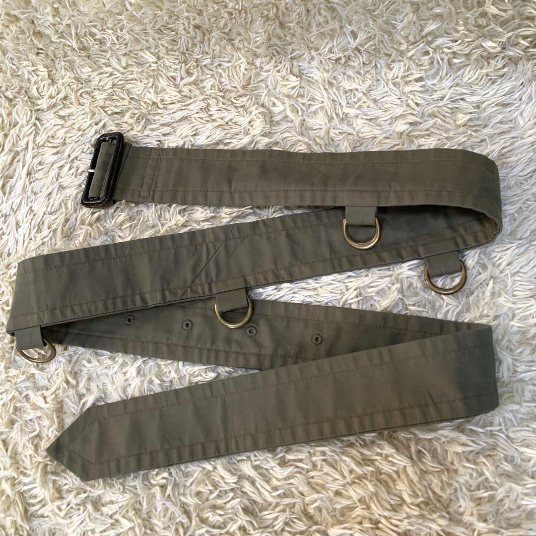 玉蟲色/112cm丈(背面120cm)】バーバリー トレンチコート D環