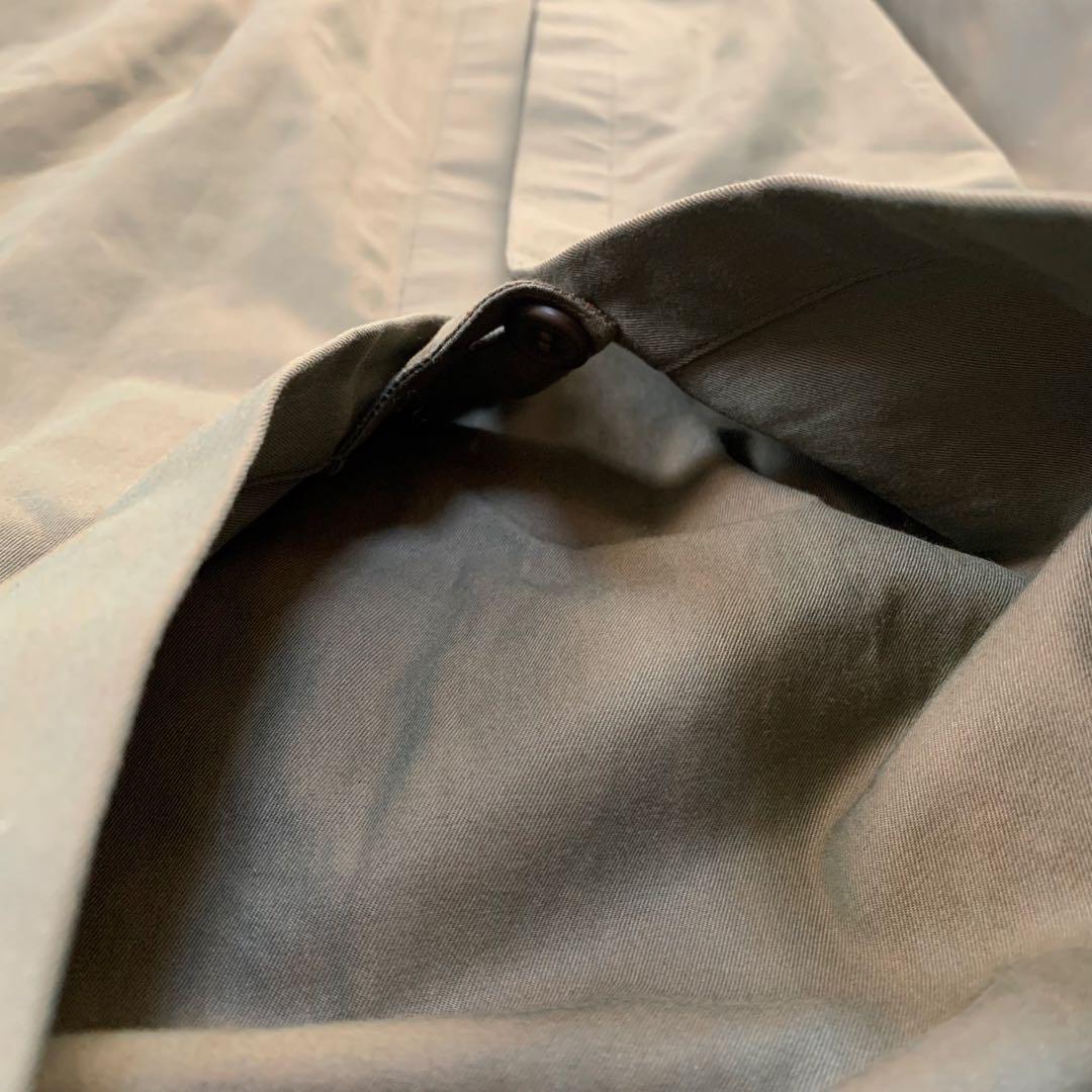 玉蟲色/112cm丈(背面120cm)】バーバリー トレンチコート D環