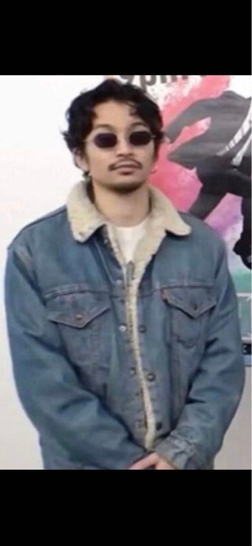 常田大希着用 levi's 70605 70s ボアデニムジャケット - メルカリ
