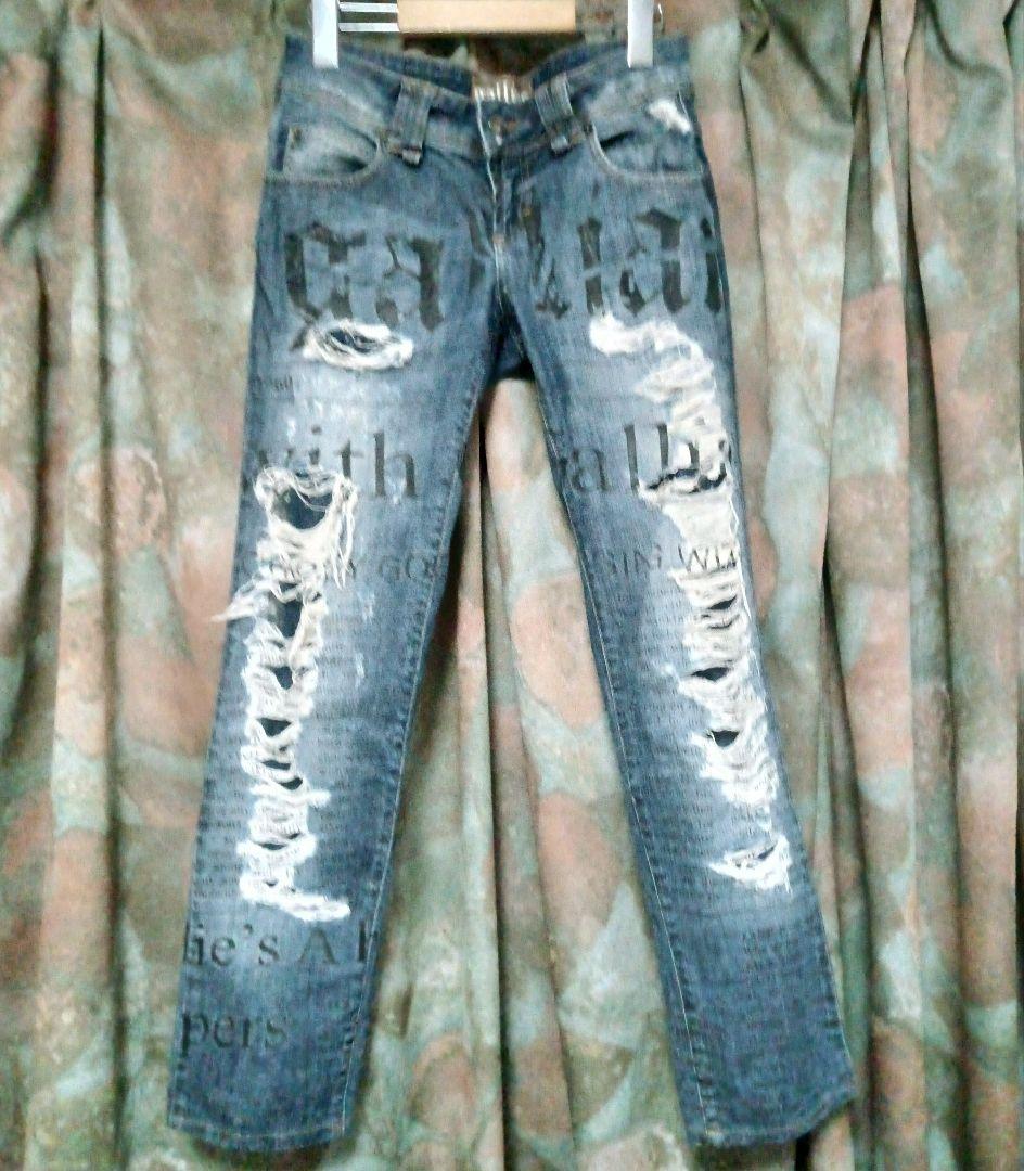 ジョンガリアーノJohn Galliano ハードクラッシュデニム細身 楽天市場】ジョンガリアーノ JOHN GALLIANO メンズ パンツ ボトムス