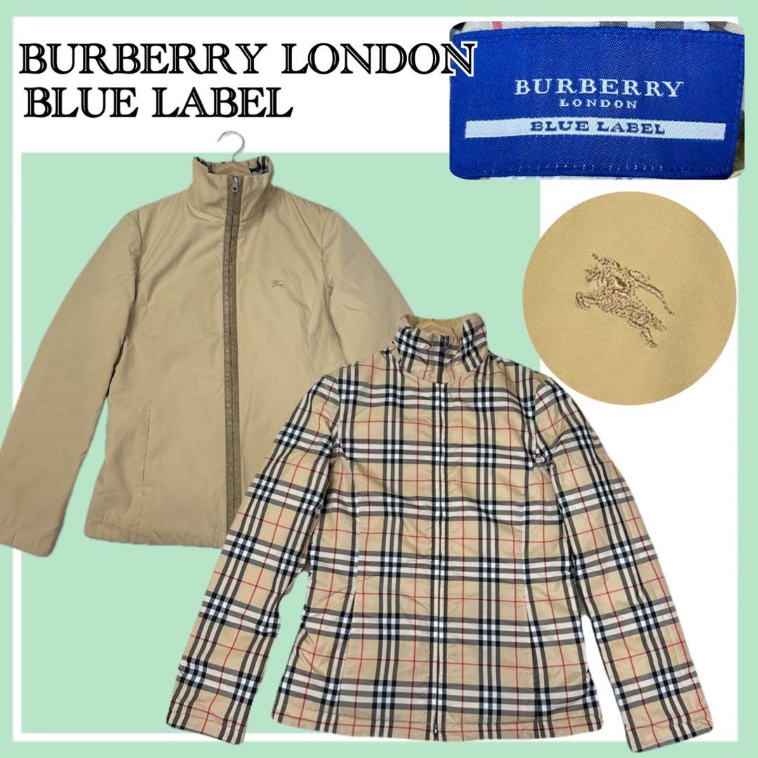 ✨美品✨バーバリーブルーレーベル 2WAYジャケット ノバチェック
