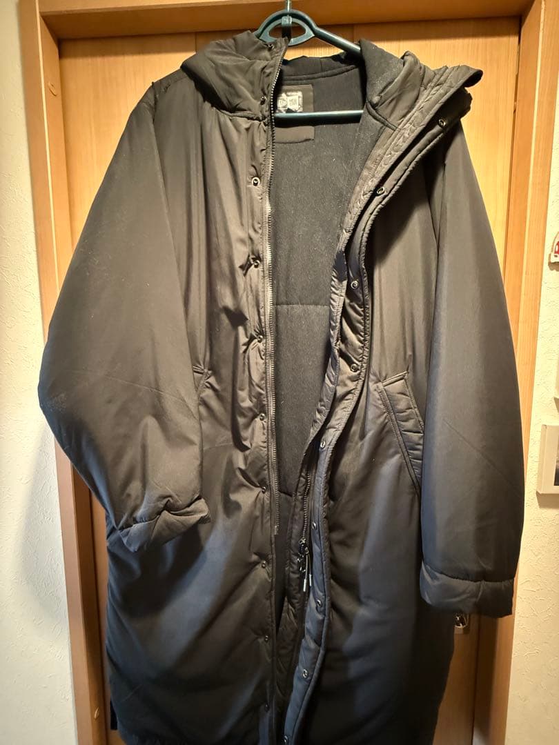 NEW ERA ×WTWフード付きロングコート Lの通販はau PAY マーケット