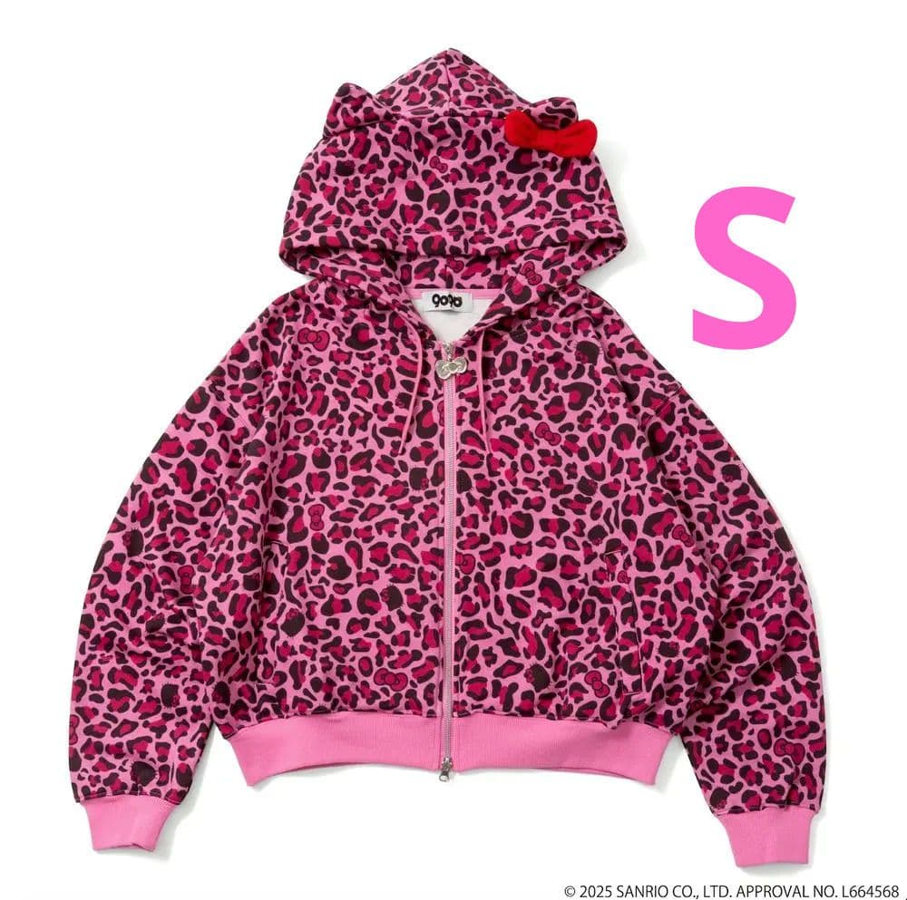 9090 girl HELLO KITTY Eared Zip Hoodie S - メルカリ