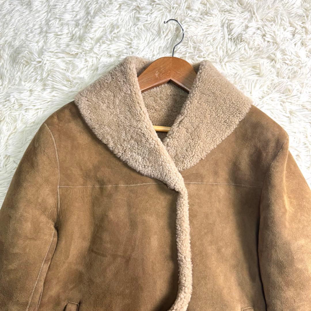 英国製】アンノウンロンドン リアルムートン コート ジャケット シープ