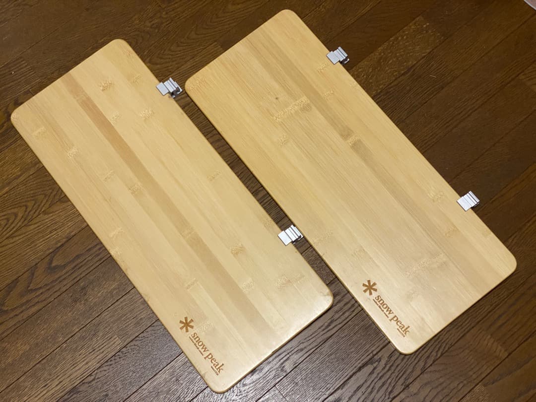 スノーピークsnow peakスライドトップロングハーフ竹2枚セットIGT