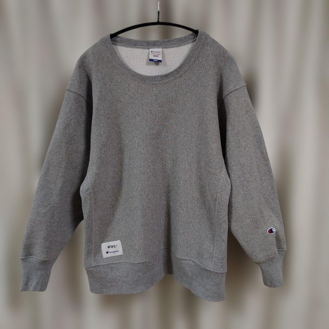Champion WTAPS スウェット リバースウィーブ グレー Mサイズ - メルカリ