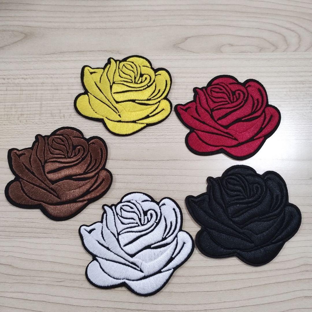 薔薇モチーフ バラパーツ バラアイロンワッペン 10枚 - メルカリ