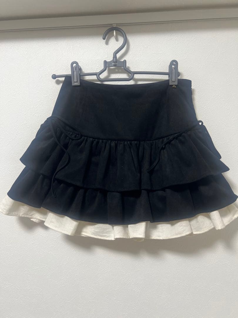 ANDMARY Mel gather skirt sサイズ black - メルカリ