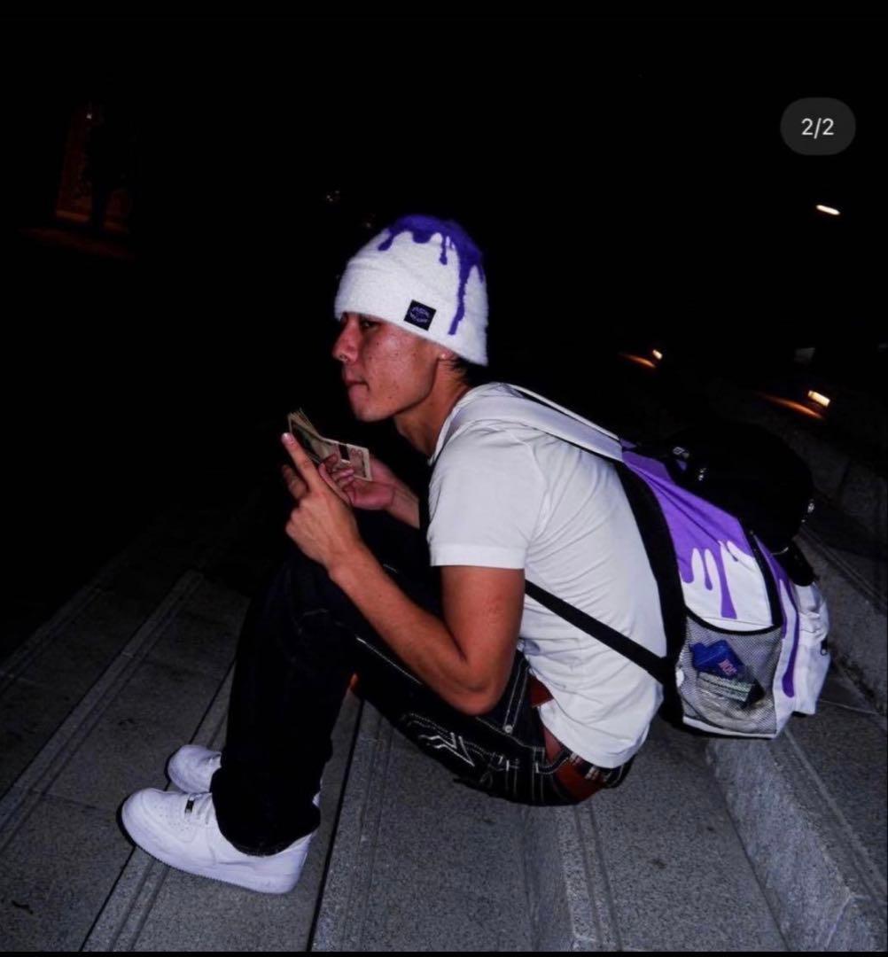 バッグ FML DRIP BACKPACK (WHITE) fuck my life