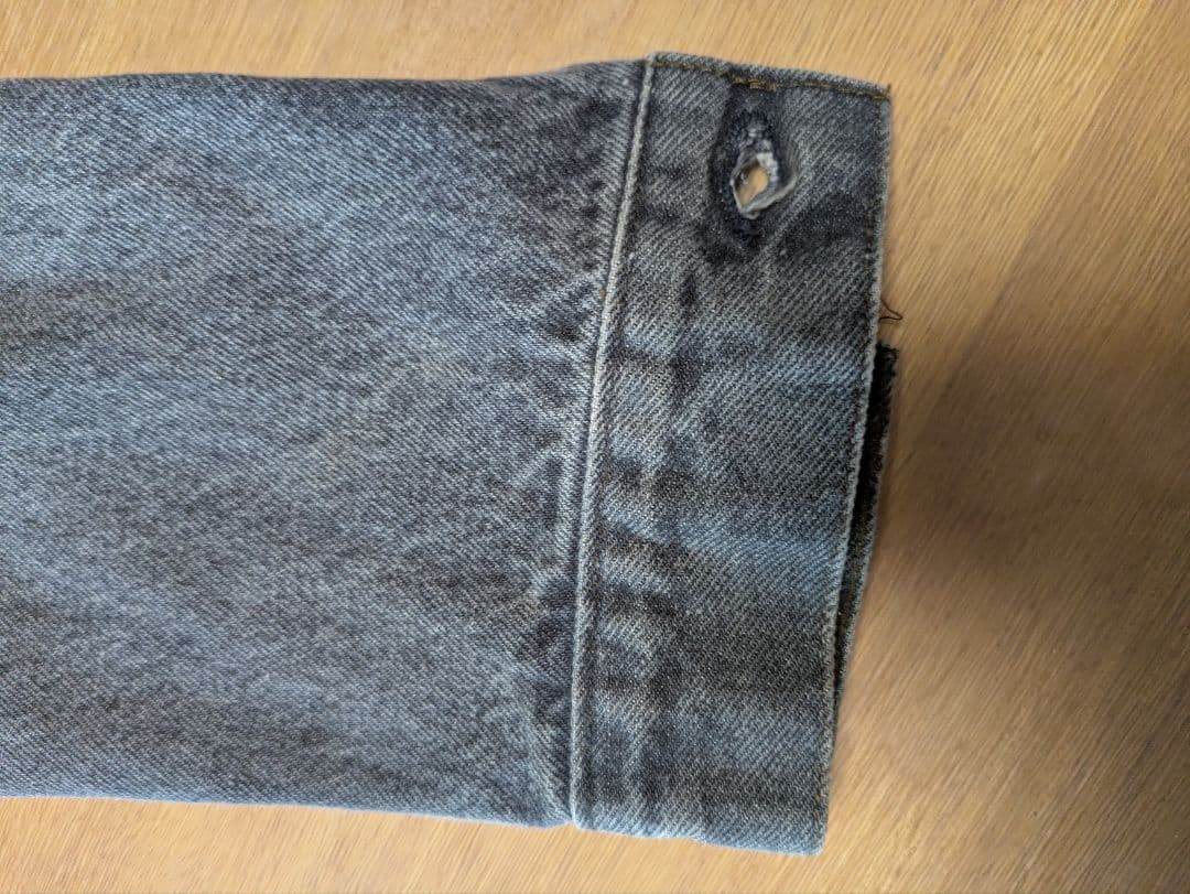 Levi's グレー デニムジャケット 70506 0259 洗濯タグなし - メルカリ