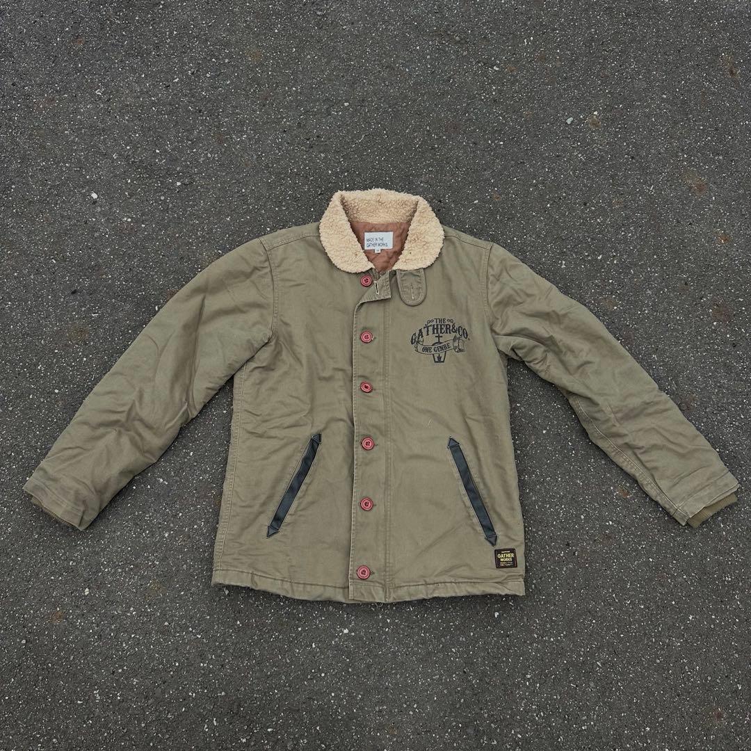 楽天市場】Horn Works 本革 レザーN-1デッキジャケット メンズ ホーン