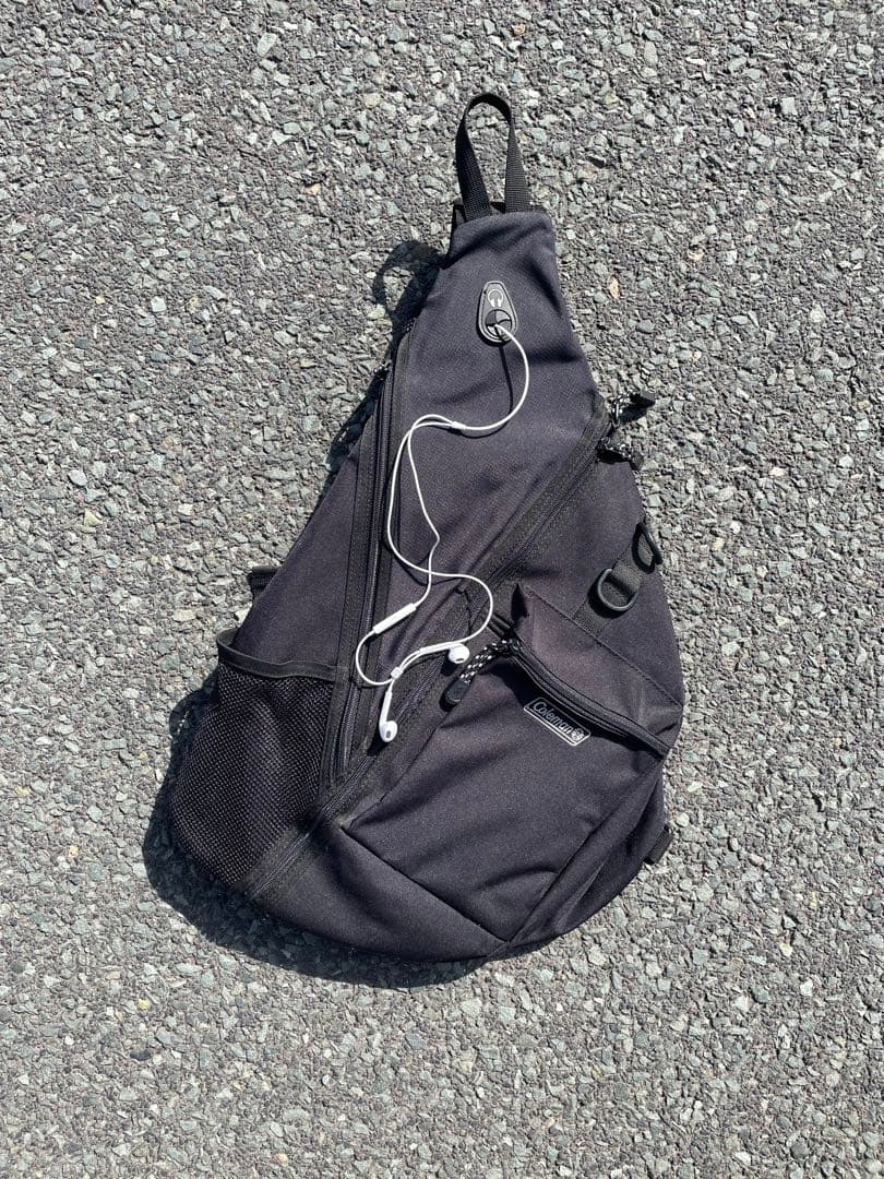 old coleman コールマン オレンジ メッセンジャーバッグ 古着 y2k