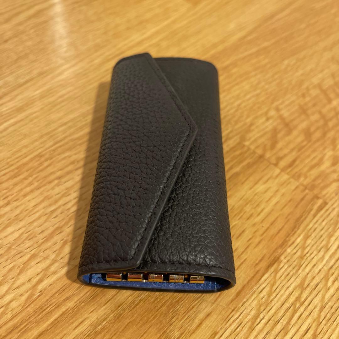 ボナベンチュラ　キーケース　ブラック BONAVENTURA（ボナベンチュラ） キーケース ラウンドジップ スマート