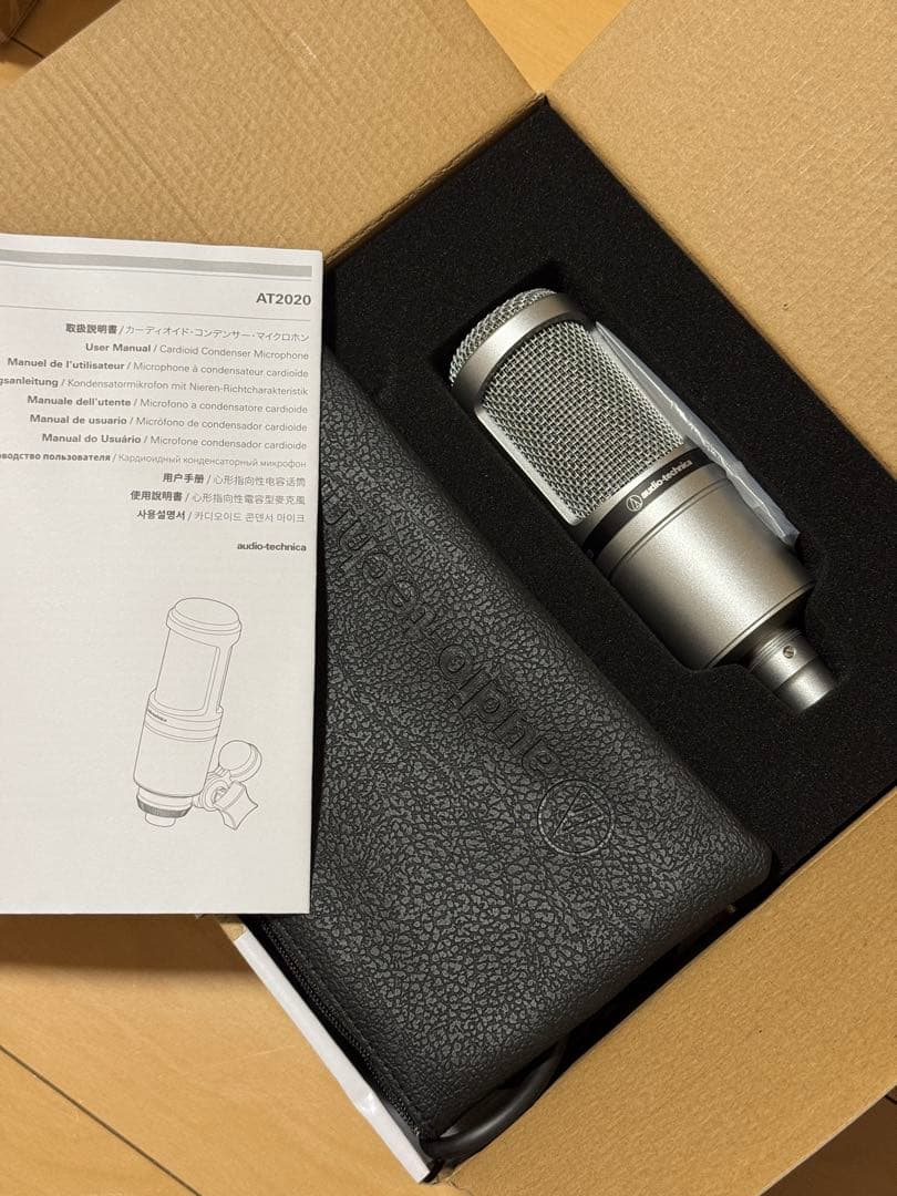 audio-technica AT2020 マイク AT2020｜マイクロホン：コンデンサーマイク｜オーディオテクニカ