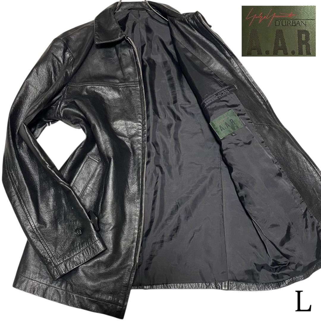 ヨウジヤマモト×DURBAN】A.A.R 牛革 カウレザージャケット 黒 L - メルカリ