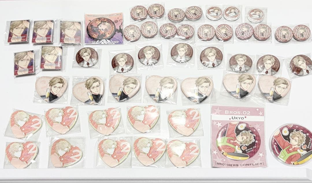 BROTHERS CONFLICT ブラコン 缶バッジ 219個 まとめ売り - メルカリ