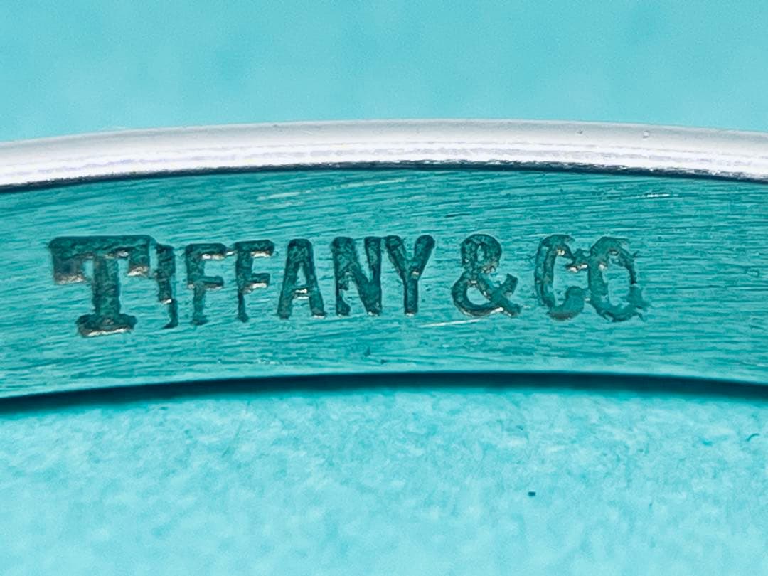 h482 ティファニー フック&アイ コンビ バングル 750/925 k18 - メルカリ