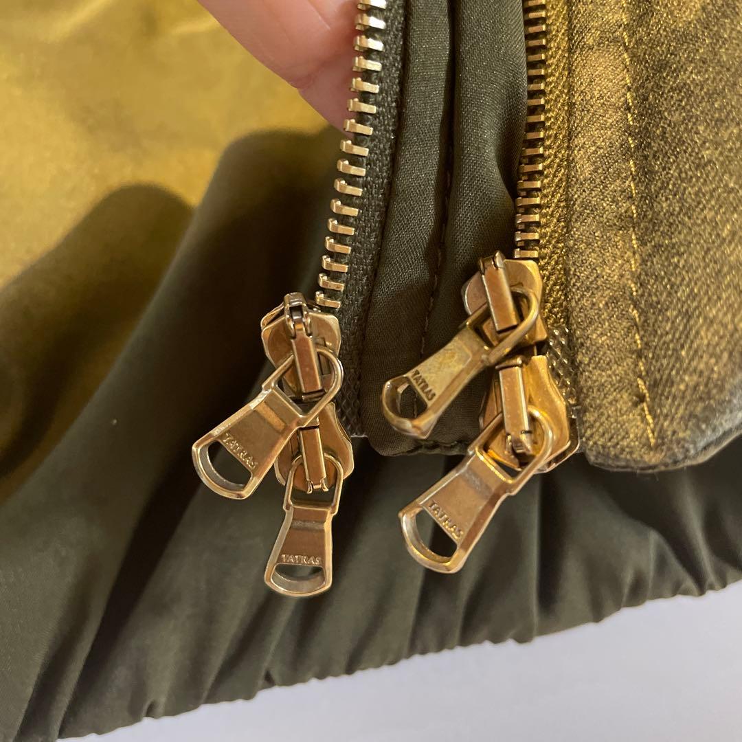 げんごろう丸様•*¨*•.¸♬︎美品 TATRAS 迷彩柄 フード付きダウンベスト