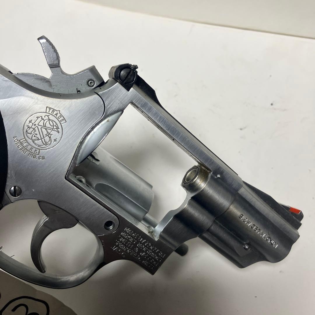 コクサイ S&W M19 357マグナム ガスリボルバー シルバー ジャンク品