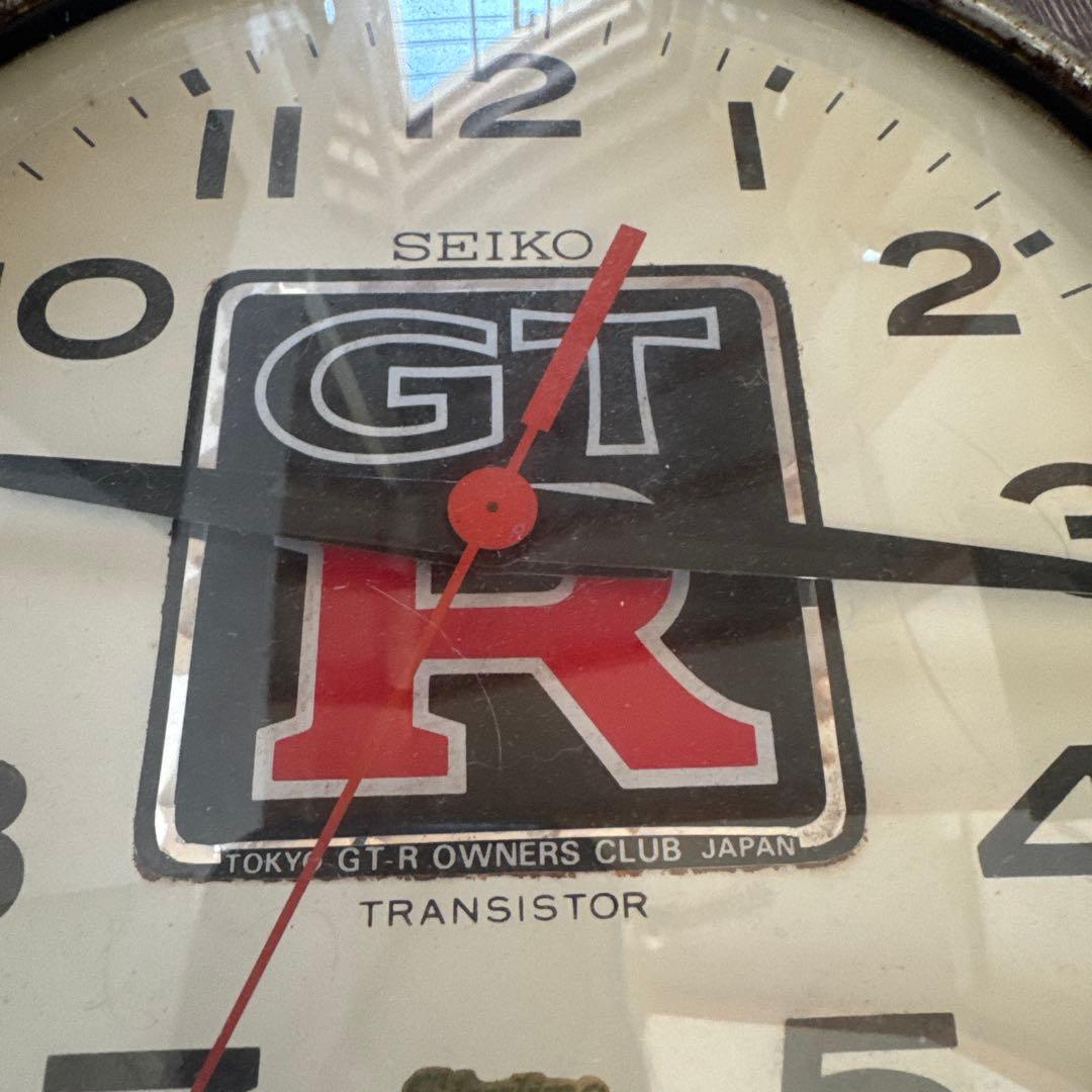 GTR オーナーズクラブ スカイライン SEIKO ウォールクロック TF531