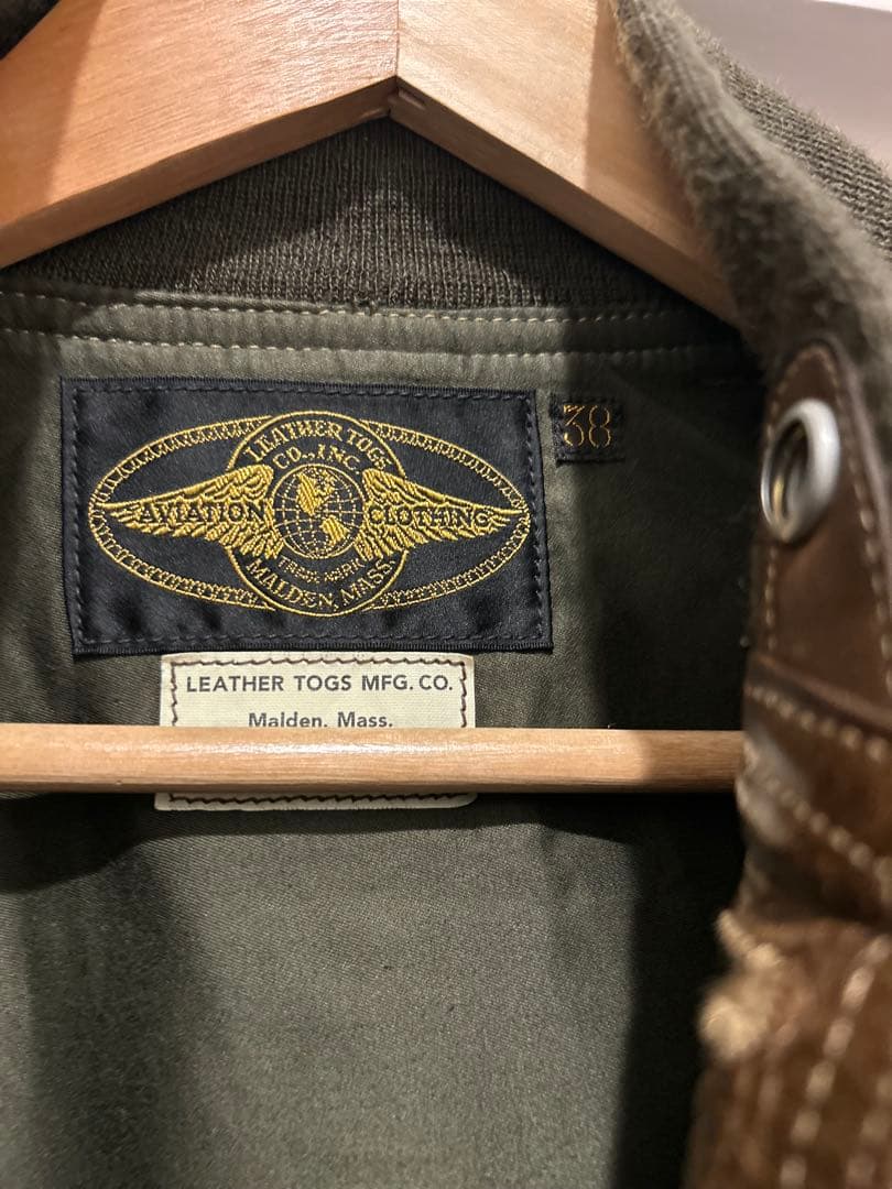 m*a様 激渋 FREEWHEELERS 37j1 オリーブ レザージャケット