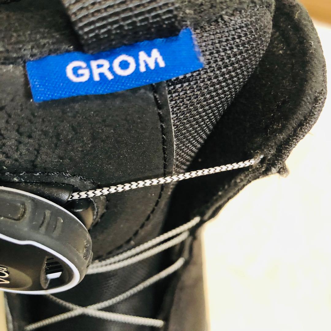 【美品】BURTON 子供用 スノボブーツ GROM BOA 21.0cm 黒