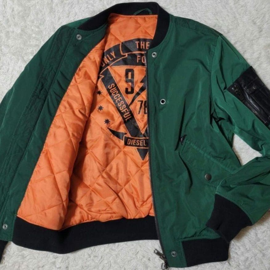 希少✨ ディーゼル MA-1 キルティング フライトジャケット ボンバー