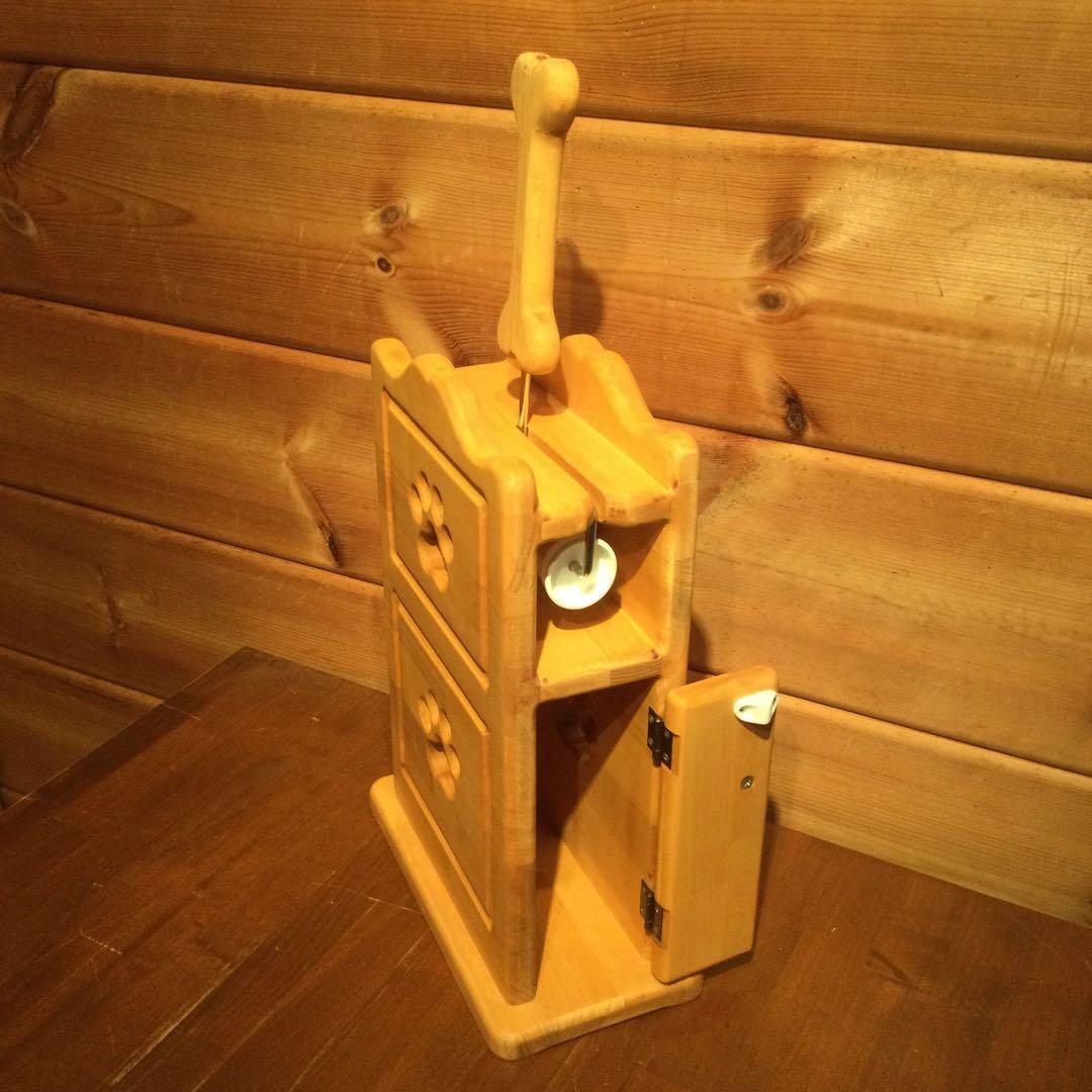 アメリカンカントリー家具 カントリーハート 収納付きコロコロスタンド