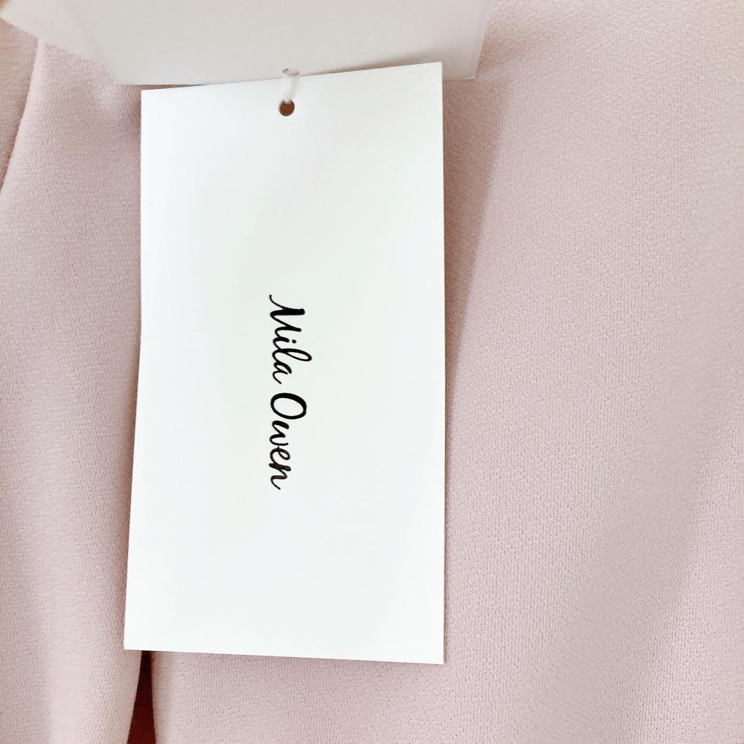 ミラオーウェン【完売】ウエストゴムイージーケアオールインワン