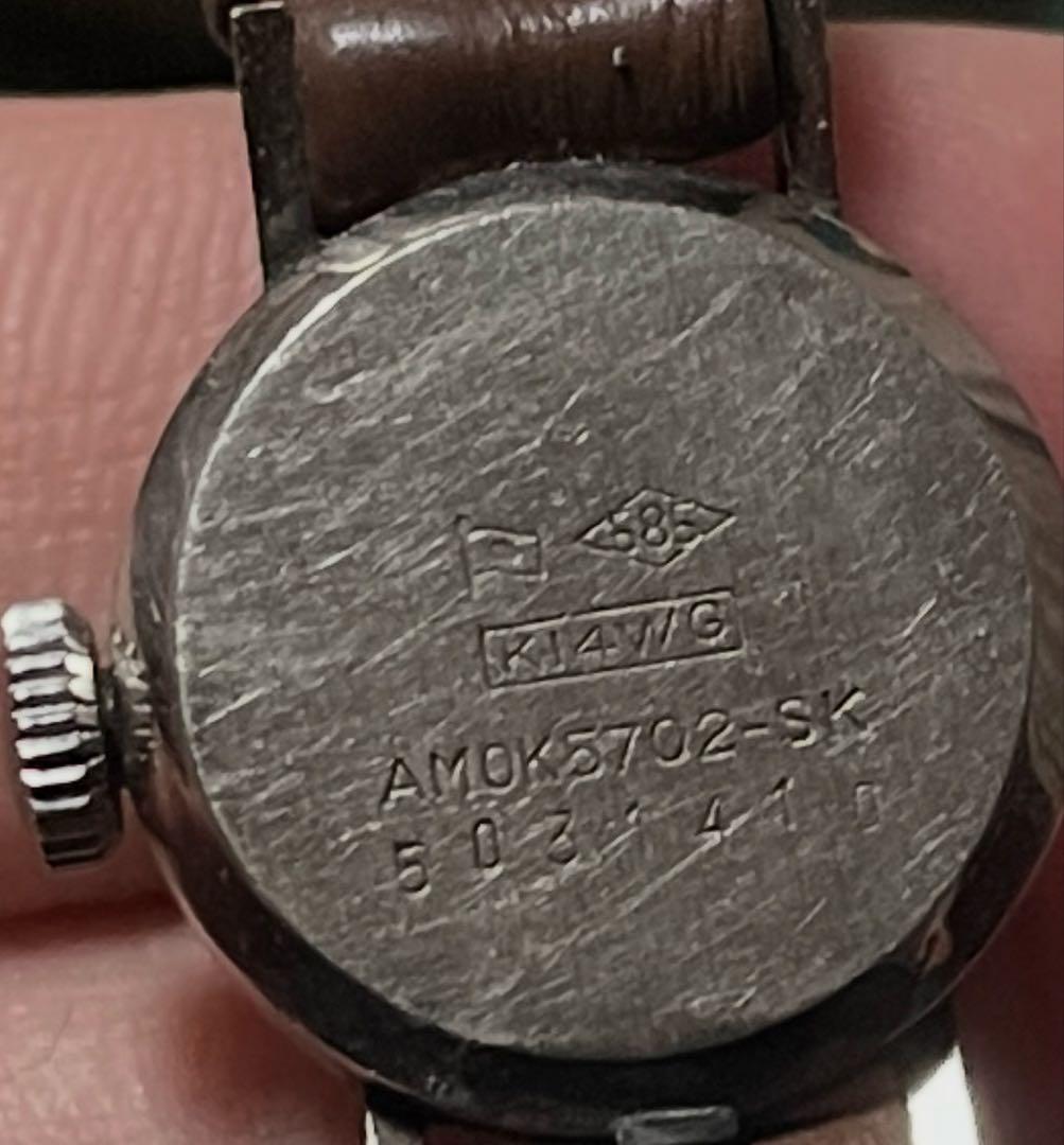 ジャンク品】citizen amie 14kwg 14金ホワイトゴールド記載