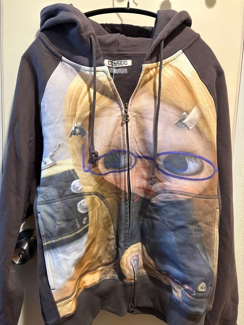 COYSEIDO Blytheプリント パーカー ネイビー - メルカリ