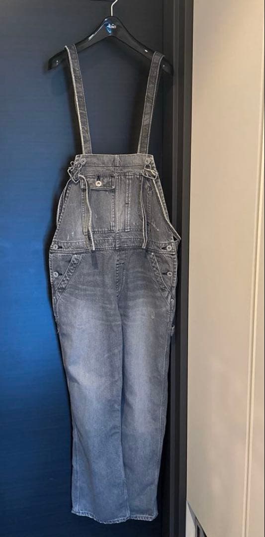 L'Appartment グレー デニム サロペット - サロペット・オーバーオール