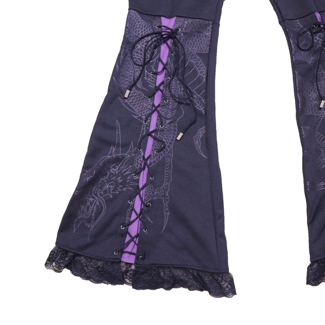 キューティーフラッシュ フロントレースアップ ドラゴンプリント