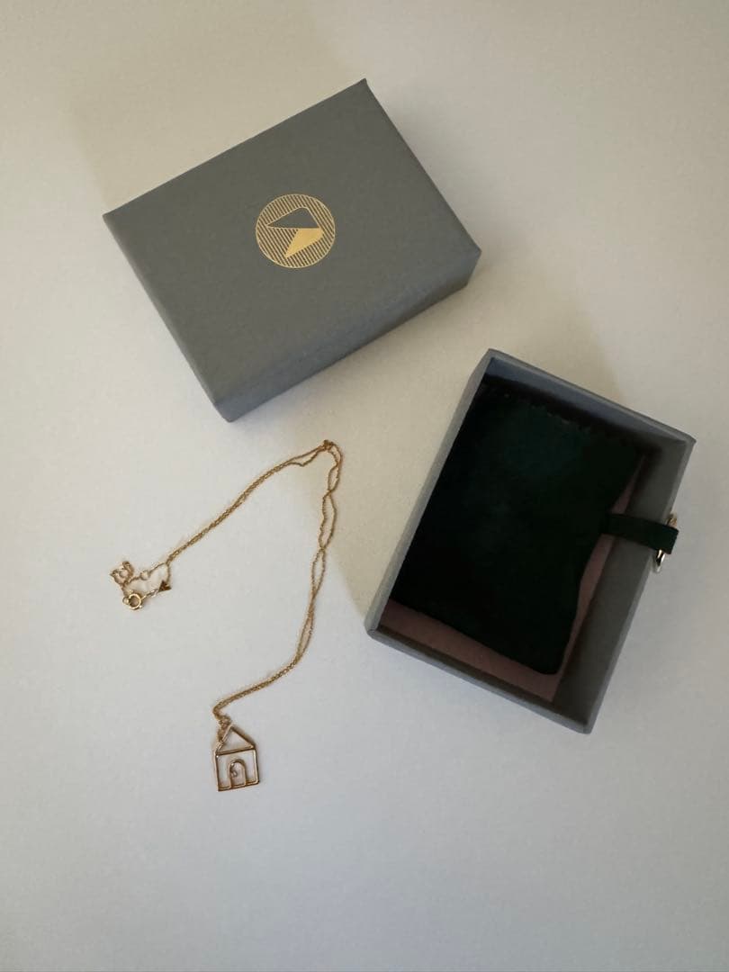 ALIITA•家の形•ペンダント•ネックレス ALIITA（アリータ） ネックレス CASITA BRILLANTE NECKLACE ROLO