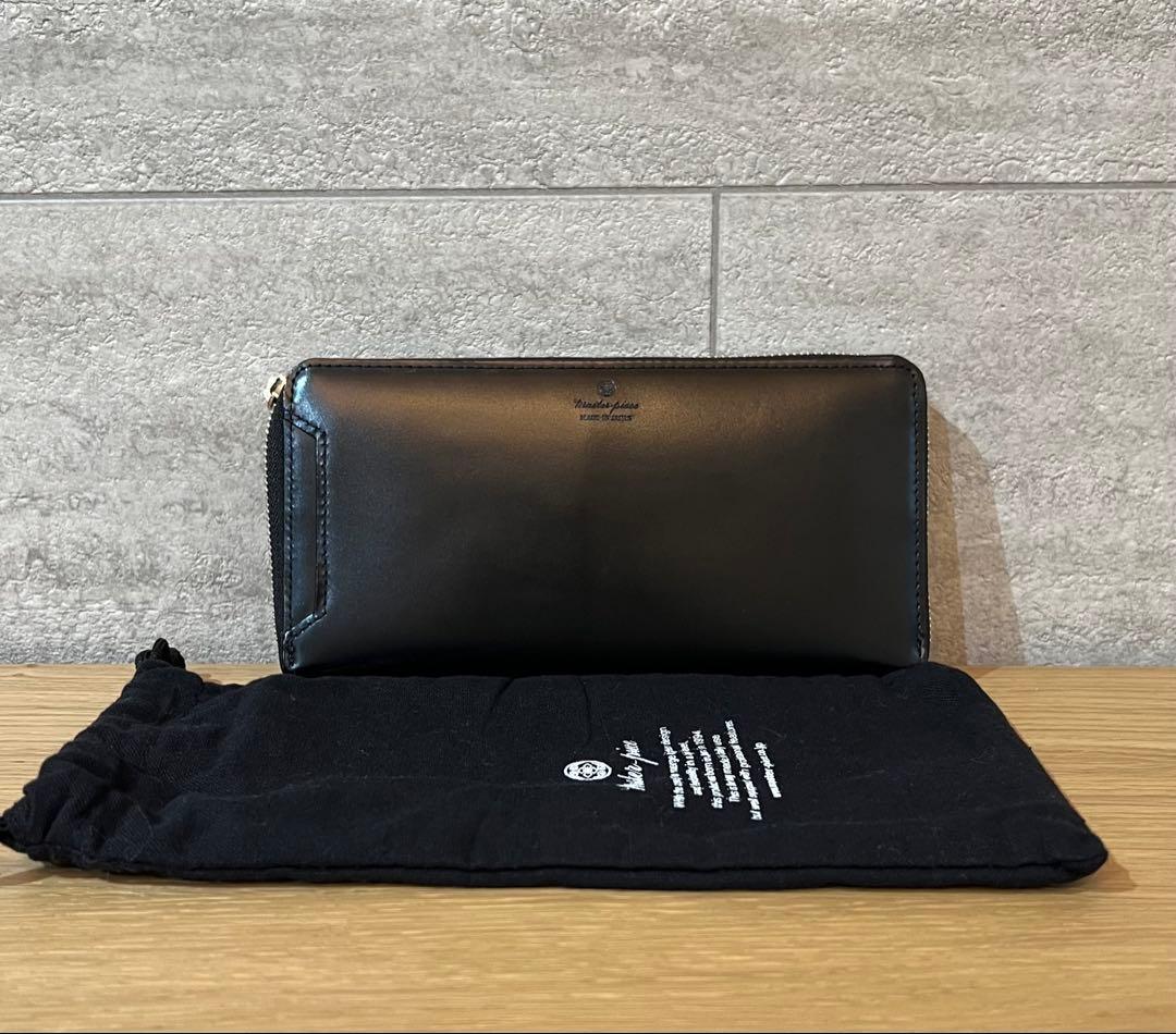 未使用 現行品 master-piece メンズ Notch 革製 長財布 黒 - メルカリ