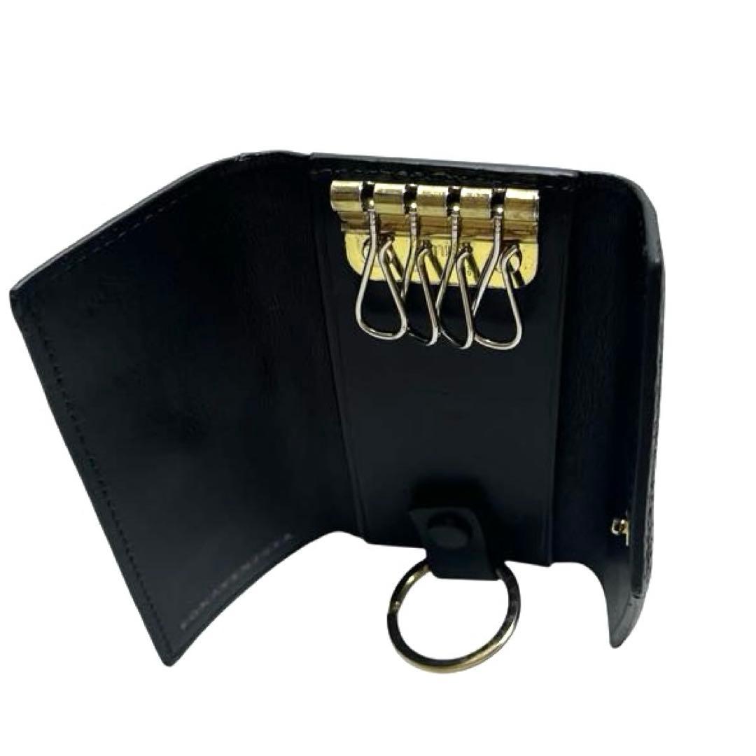 BONAVENTURA ボナベンチュラ キーケース リング シボ革 ゴールド金具