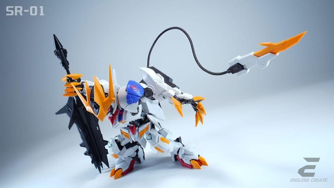 海外製 中華 バエル バルバトス似 形態切替 MGSD相当 発光 新品