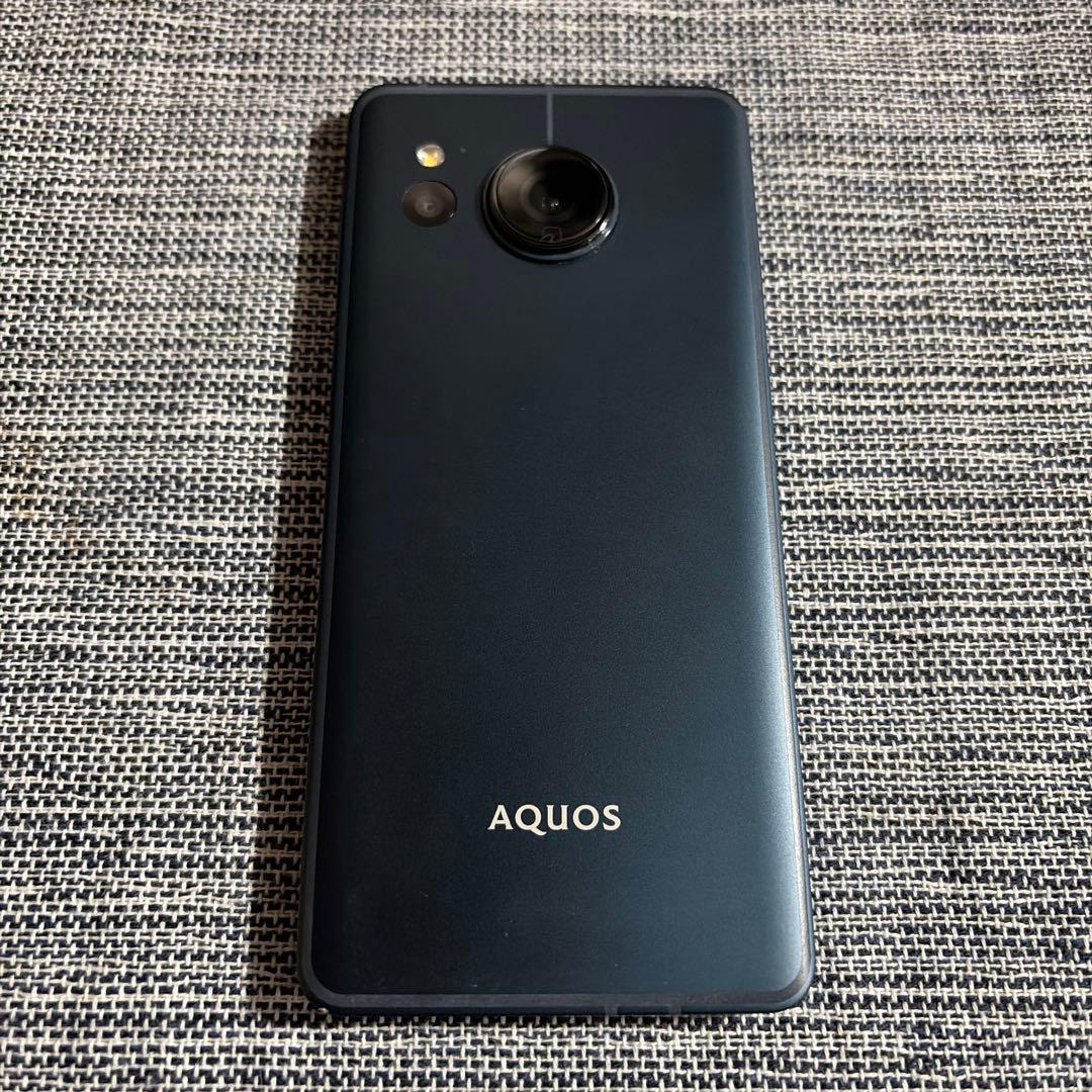 SHARP AQUOS sencn8 ブラック 液晶焼けあり 保護フィルム付き - メルカリ