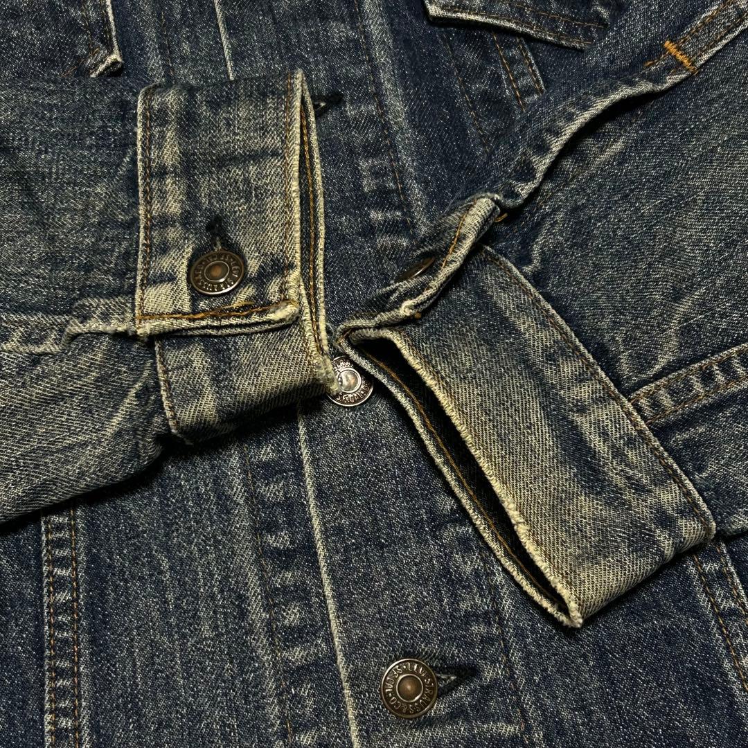70s ヴィンテージ 希少 70505 46 リーバイス ケアタグ 黒カン 濃紺