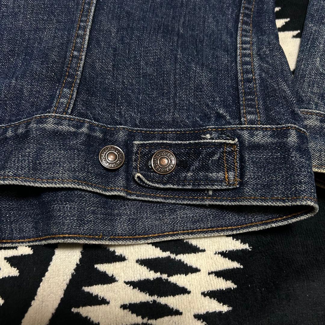 70s ヴィンテージ 希少 70505 46 リーバイス ケアタグ 黒カン 濃紺