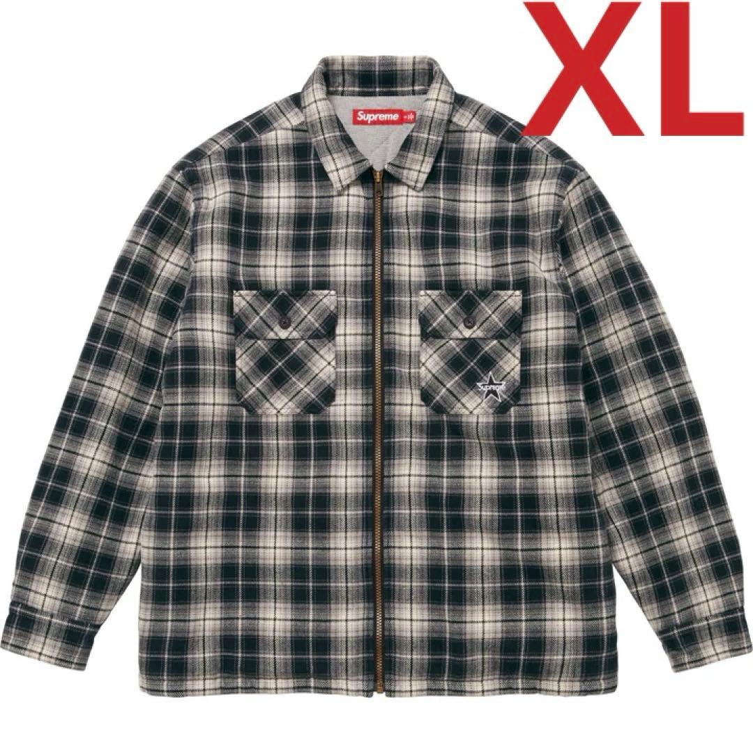 Thermal Lined Zip Up Flannel Shirt XLサイズ - メルカリ