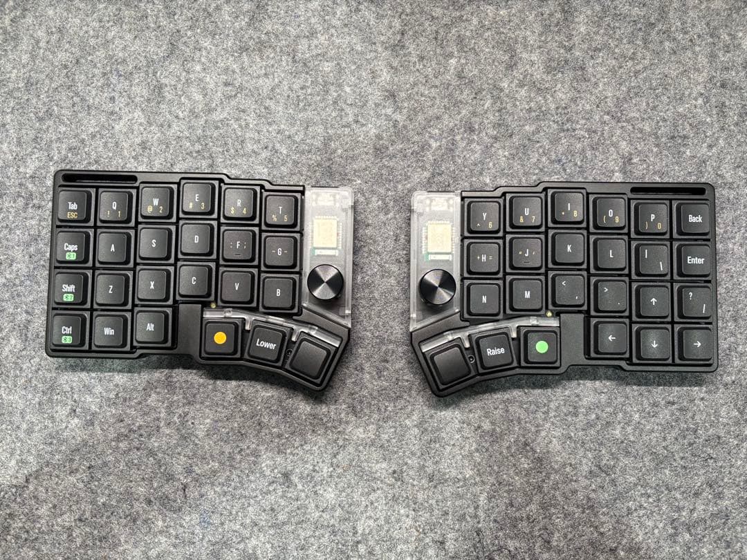 Cornix LP ブラック JezailFunder 分割キーボード - メルカリ