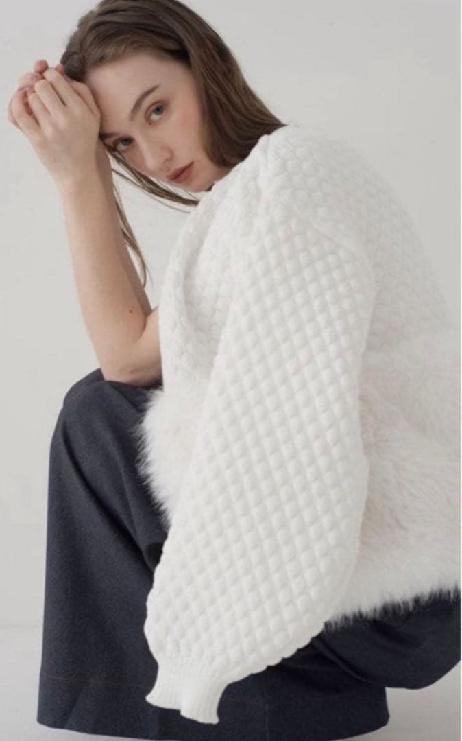 AA 様専用maison de Dolce. メゾンドドルチェ ファーリーニット - メルカリ