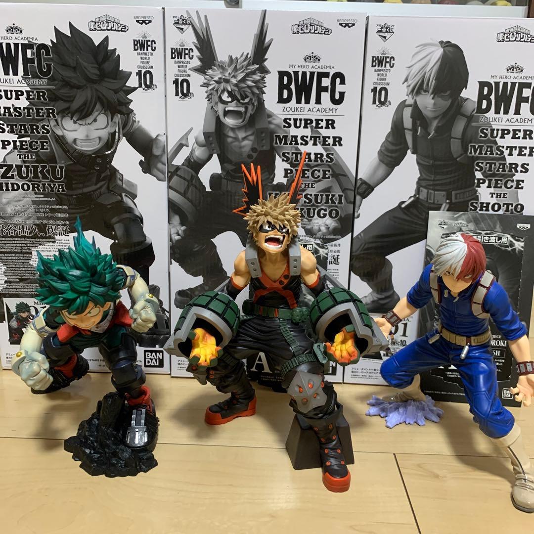 smsp ヒロアカ A賞 ブラシ彩色 フィギュア まとめ売り - メルカリ