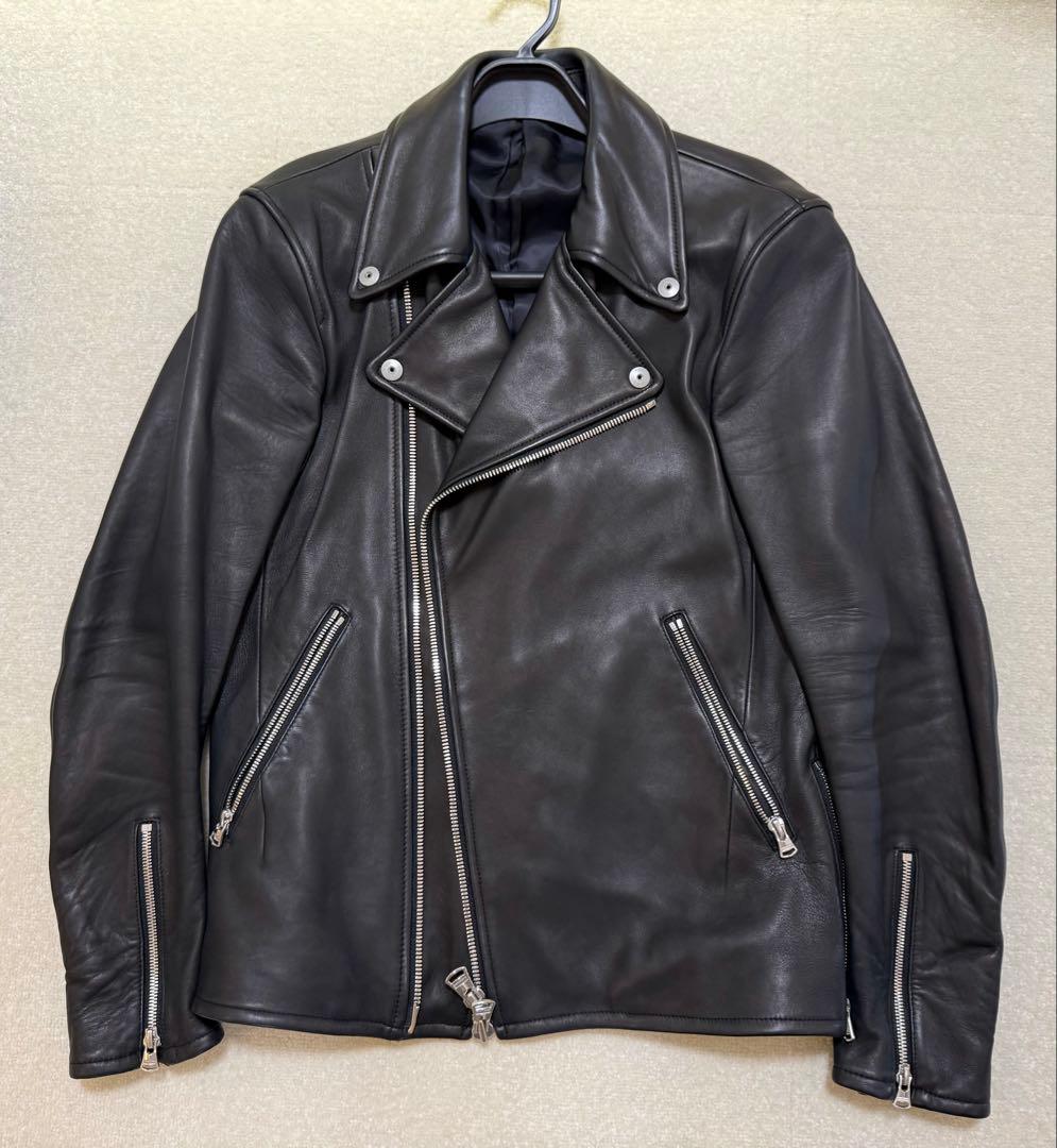 バックラッシュB'2nd別注スペインシープレザーWライダース黒M - メルカリ