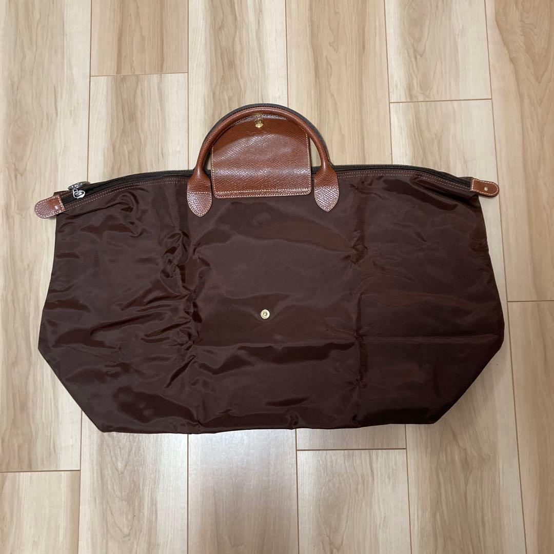 ブラウン ボストンバッグ ナイロン・レザー ボストンバッグ ナイロン/レザー ブラウン